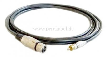 Lautsprecherkabel (Boxenkabel) RCA-Stecker / XLR-Buchse