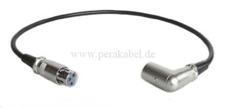 XLR-F auf XLR-M gewinkelt XLR-F auf XLR-M gewinkelt