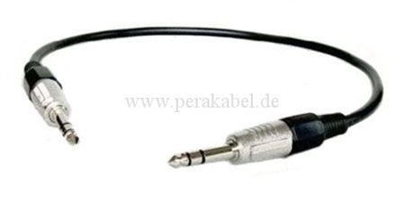 Klinkenstecker 6,3mm stereo  auf Klinkenstecker 6,3mm stereo Klinkenstecker 6,3mm stereo  auf Klinkenstecker 6,3mm stereo