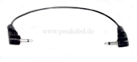 Audiokabel Patchkabel-Miniklinkenstecker 3,5mm mono 2pol gew. auf Miniklinkenstecker 3,5mm mono 2pol gew.