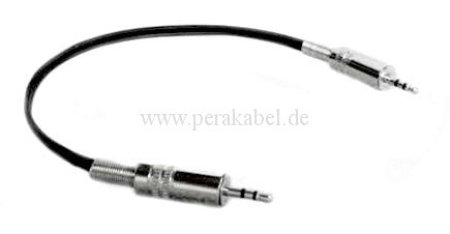 Patchkabel-Miniklinkenstecker 2,5mm stereo auf Miniklinkenstecker 2,5mm stereo