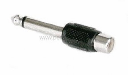 RCA-Buchse/Klinkenstecker 6,3mm mono