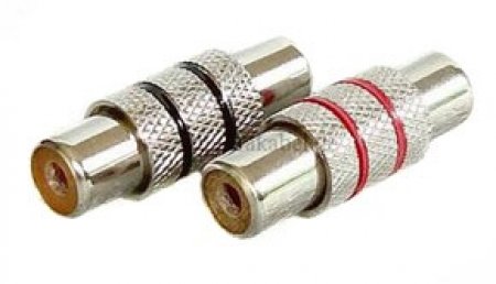 Adapter RCA(Cinch) auf RCA(Cinch) Kupplung metall