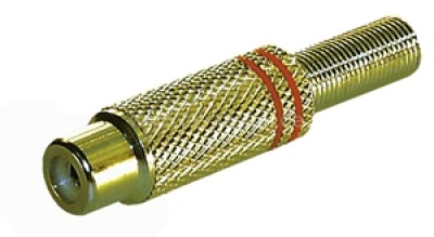 Mini XLR-Buchse auf 2 RCA-Buchsen