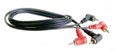 2 RCA-Stecker gewinkelt auf 2 RCA-Stecker gewinkelt (standard)