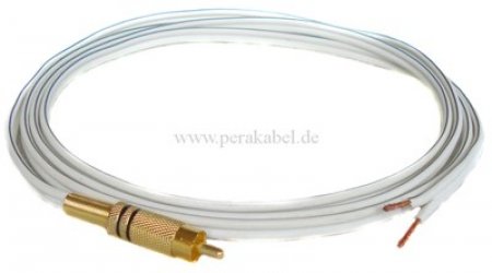 RCA-Stecker auf 2x blank -HiFi Lautsprecherkabel