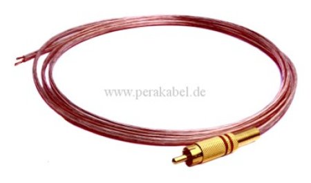 Lautsprecherkabel  (HIFI) RCA-Stecker auf 2 abisolierte Leiter
