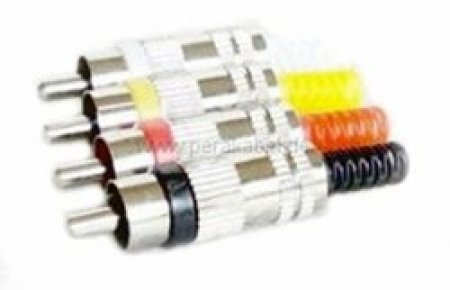 DIN-Stecker 3 polig ( Pin 1 belegt ) auf  RCA-Stecker