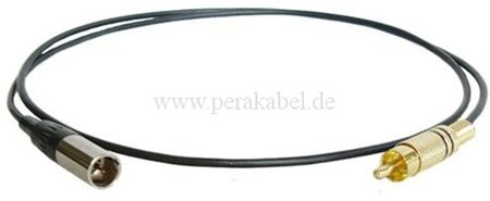 Cinch-Stecker ( RCA ) auf Mini XLR-Stecker ( 2x 0,22qmm )
