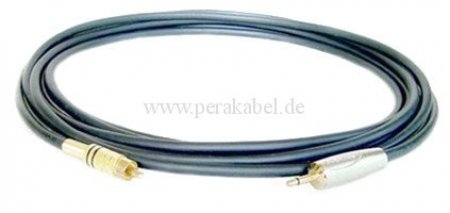 Miniklinkenstecker 3,5mm auf RCA-Stecker Kabel 75 Ohm