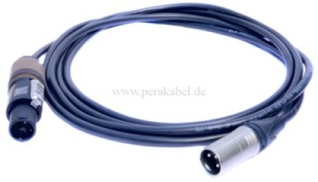 Lautsprecherkabel (Boxenkabel) XLR-Stecker auf Speakon (Neutrik)