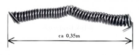 Patchkabel-Spiralkabel Miniklinkenstecker 3,5mm stereo