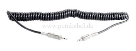 Patchkabel-Spiralkabel Miniklinkenstecker 2,5mm mono