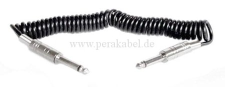Patchkabel-Spiralkabel Klinkenstecker 6,3mm mono