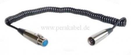 Spiralkabel - XLR 5 polig