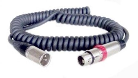 Mikrofonkabel Spiralkabel 4m - XLR NC3MX / NC3FXS ( On/Off Schalter )