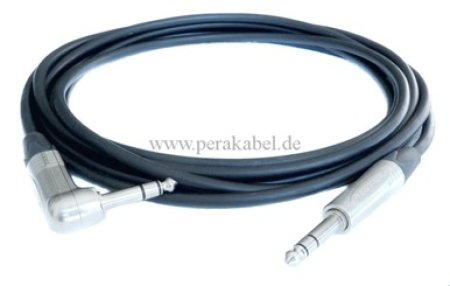 Professionelles Stereokabel-Klinkenstecker 6,3mm Neutrik (1x gewinkelt ) Professionelles Stereokabel-Klinkenstecker 6,3mm Neutrik (1x gewinkelt )