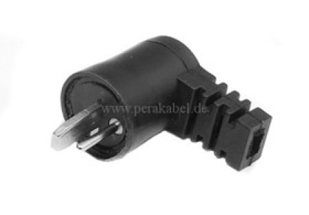 Lautsprecherkabel  (HIFI) 1xStecker gewinkelt