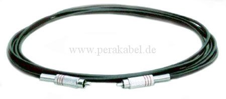 RCA(Cinch)-Kabel Stecker/Stecker metall vernickelt