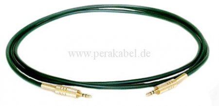 Miniklinkenstecker 3,5mm stereo auf Miniklinkenstecker 3,5mm stereo - vergoldet-(2x 0,18qmm)