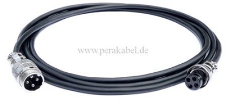 Steuer/Signalkabel-Multikontaktverbinder  (Stecker/Buchse 4 pol)