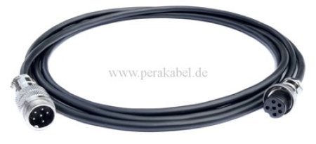 Steuer/Signalkabel-Multikontaktverbinder (Stecker/Buchse 6 pol)