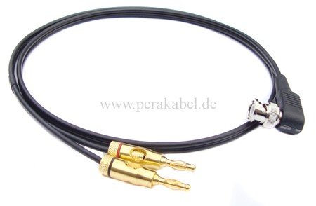 Messleitung-BNC-Stecker gewinkelt auf 2 x Bananenstecker 4mm verg.