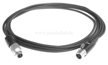 Subminiatur Stecker auf Mini XLR-Buchse - Kabel SC-Cicada SO-D14 2x0,14qmm