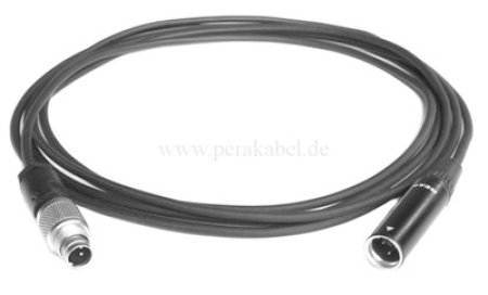 Subminiatur Stecker auf Mini XLR-Stecker - Kabel SC-Cicada SO-D14 2x0,14qmm