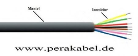 DIN-Kabel LK1-DIN-Stecker 8 polig gewinkelt ( alle Pins belegt-Pin 8 mittig )