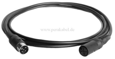 DIN-Kabel Verlängerung DAP MC-205 Würfelstecker/Buchse