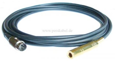 Würfelstecker Deltron auf Klinkenbuchse 6,3mm stereo