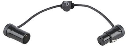 XLR-Stecker gewinkelt auf XLR-Buchse gewinkelt (DAP 5pol)