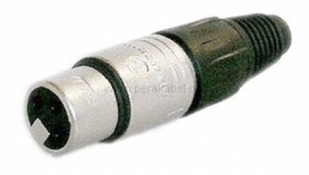Klinkenstecker 6,3mm stereo Neutrik NP3X auf XLR-Buchse Neutrik NC3FX