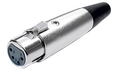 Miniklinkenstecker 3,5mm stereo (D) auf XLR-Buchse 4 polig