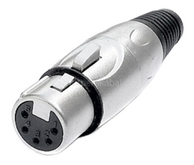 XLR-Buchse 5 polig Martin auf 2 XLR-Stecker 3 polig Martin ( 2x 0,22qmm unsymmetrisch )