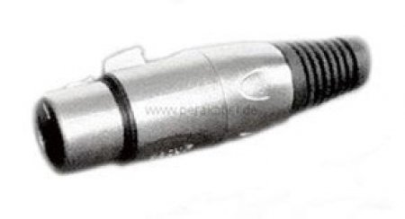 XLR-Stecker 5polig auf XLR-Buchse 5polig (S) - ( 4x 0,25qmm)