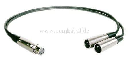XLR-Buchse auf 2 x XLR-Stecker ( standard )