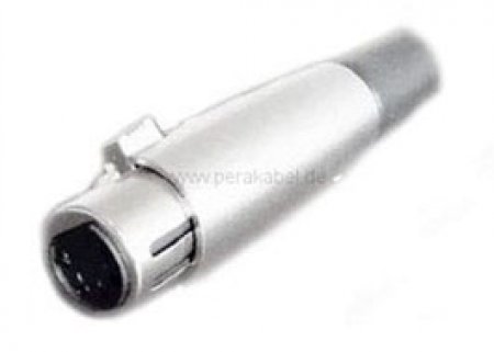 XLR-Buchse 5 polig auf 2 XLR-Stecker 3 polig ( 2x 0,22qmm unsymmetrisch ) 0,2m