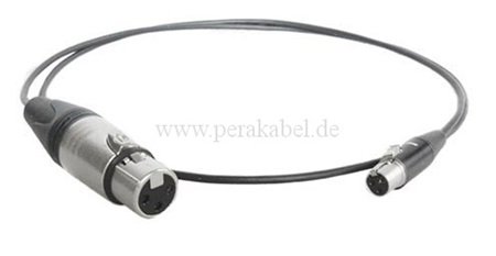 XLR-Buchse NC3FXX auf Mini XLR-Buchse RT3FC-B ( SC-Cicada SO-D14 ) XLR-Buchse NC3FXX auf Mini XLR-Buchse RT3FC-B ( SC-Cicada SO-D14 )