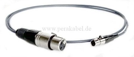 XLR-Buchse 3pol auf Mini XLR-Buchse 3pol ( DAP MK-SPIN )