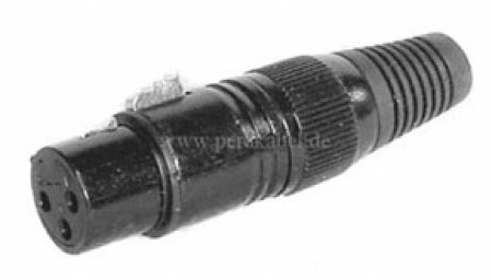 Y-Kabel (symmetrisch) XLR-Stecker auf 2 x XLR-Buchsen (schwarz)