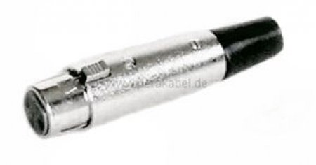 DIN-Stecker 3polig ( Neutrik NYS 321 )-Pin 1+3 bel.  auf XLR-Buchse DAP LC-126