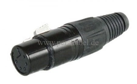 DMX-Kabel ( DAP Dig-Quad ) XLR 5 polig (black)