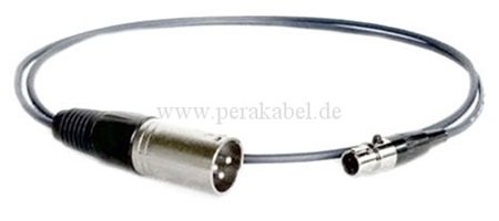 XLR-Stecker 3pol auf Mini XLR-Buchse 3pol ( DAP MK-SPIN )