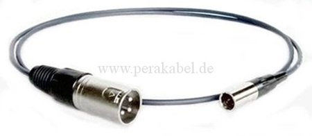 XLR-Stecker 3pol auf Mini XLR-Stecker 3pol ( DAP MK-SPIN )