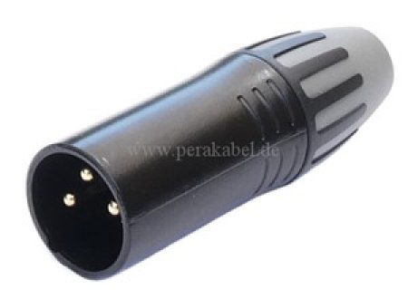 BNC-Stecker 90° 50 Ohm auf XLR-Stecker ( Koaxialkabel )