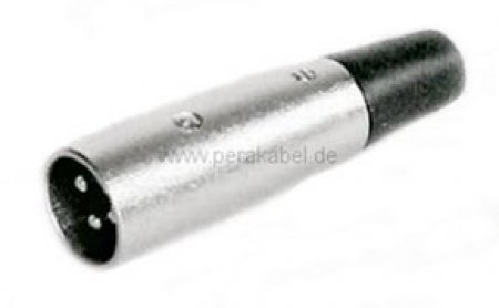 DIN-Stecker 3polig ( Neutrik NYS 321 )-Pin 3 bel.  auf XLR-Stecker DAP LC-126