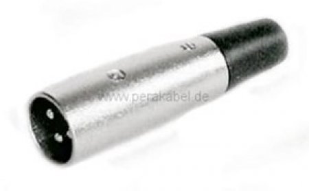 BNC-Stecker  auf  XLR-Stecker ( Kabel 75 Ohm )