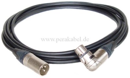SC-Binary 234  AES/EBU-DMX Kabel - XLR Neutrik (Bu. gewinkelt)
